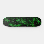 Dragonfly Flit Neon Green Skateboard Deck (Horizontaal)