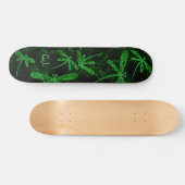 Dragonfly Flit Neon Green Skateboard Deck (Horizontaal)