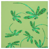 Dragonfly Flit Neon Green Stof (Swatch)
