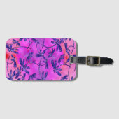 Dragonfly Flit Peachy Pink Bagagelabel (Voorkant (horizontaal))
