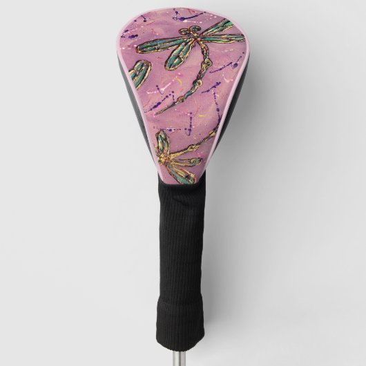Dragonfly Flit Pink Fizz Golfheadcover (Voorkant)