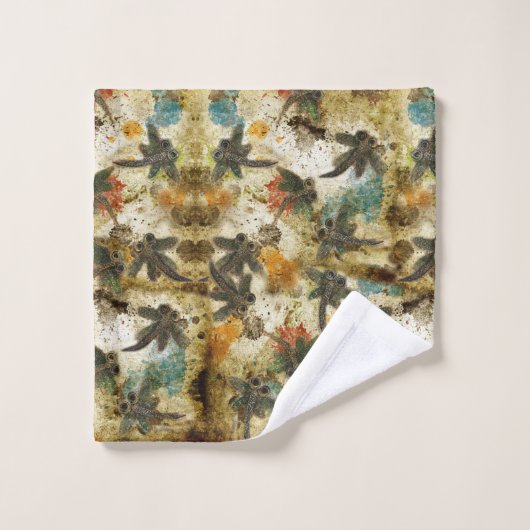 Dragonfly Flit Rustic  Bad Handdoek (Wasdoekje)