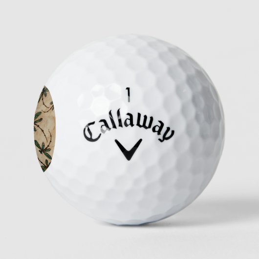 Dragonfly Flit Rustic Cream Golfballen (Logo)