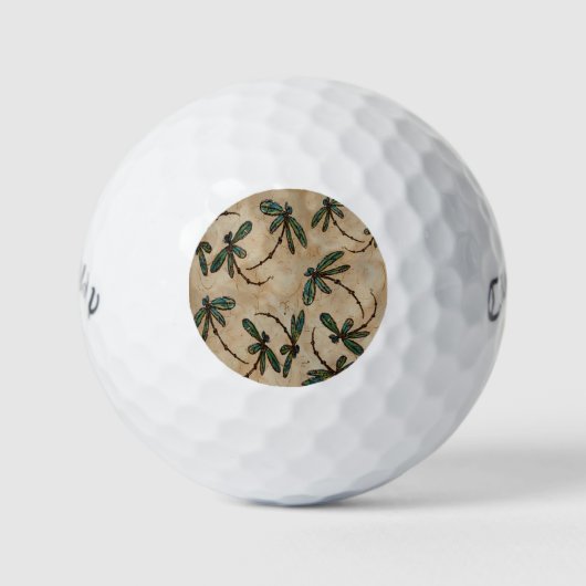 Dragonfly Flit Rustic Cream Golfballen (Voorkant)