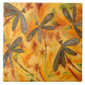 Dragonfly Flit Warm Breeze Tegeltje (Voorkant)