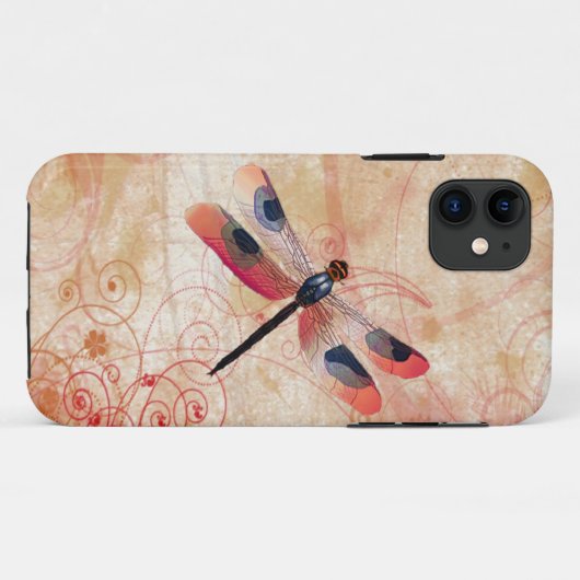 Dragonfly Flourish Case-Mate iPhone Case (Achterkant (horizontaal))