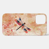 Dragonfly Flourish iPhone 12 Hoesje (Achterkant (horizontaal))
