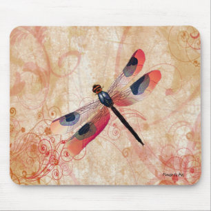 Dragonfly Flourish Mousepad Muismat