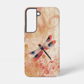 Dragonfly Flourish Samsung Galaxy Hoesje (Achterkant)