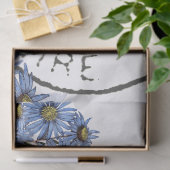 Dragonfly Flower French Postmark  Decoupage Tissuepapier (Geschenk)