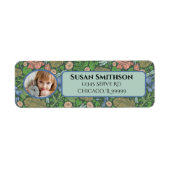  Dragonfly Flying Garden Return-adres Etiket (Voorkant)