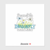 Dragonfly Flying Insect Lover Entomology Dragonfli Sticker (Vel)
