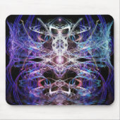 dragonfly fractal fantasy Mousepad Muismat (Voorkant)