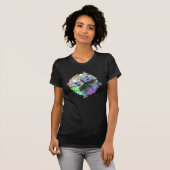 Dragonfly Fractal T-Shirt (wervelkolom) (Voorkant volledig)