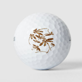 Dragonfly Frenzy Gold Golfballen