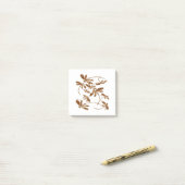 Dragonfly Frenzy Gold Post-it® Notes (Op bureau)