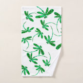 Dragonfly Frenzy Green Bad Handdoek (Handdoek)
