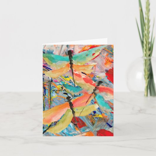 Dragonfly Frenzy Kaart (Voorkant)