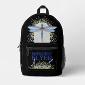 Dragonfly Frequent Flyer gepersonaliseerde rugzak (Voorkant)