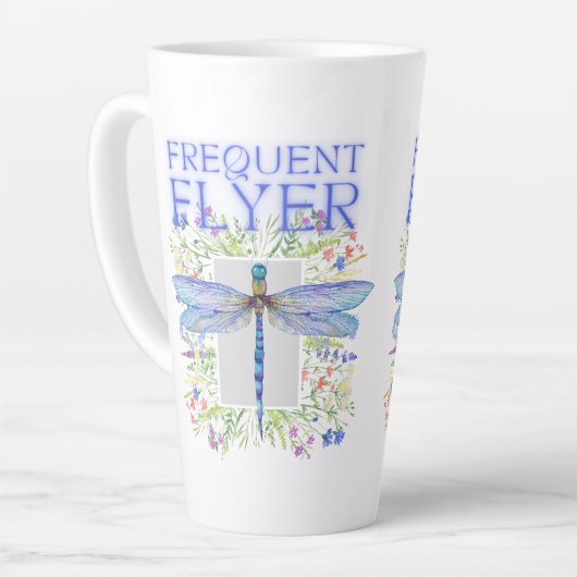 Dragonfly Frequent Flyer Latte Mok (Linkerhoek)