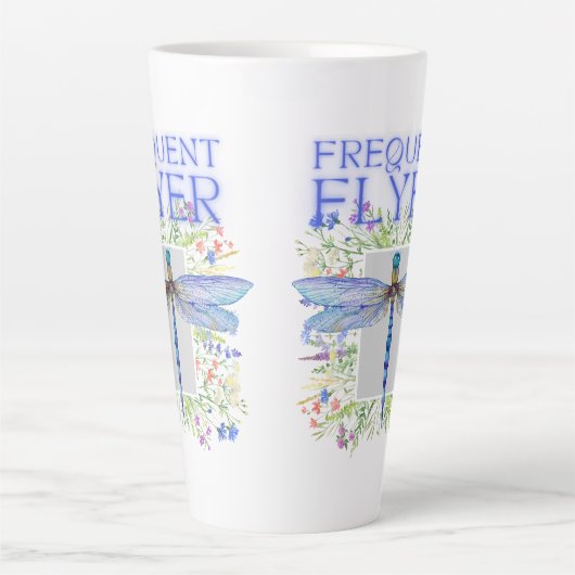 Dragonfly Frequent Flyer Latte Mok (Voorkant)