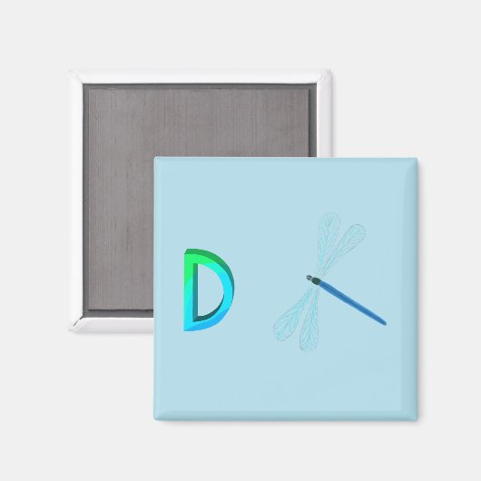 Dragonfly Fridge Magnet (Voorkant / Achterkant)