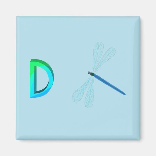 Dragonfly Fridge Magnet (Voorkant)