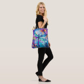 Dragonfly Garden Blues 1 Tote Bag (Op model)