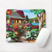 Dragonfly Garden Fine Art Muismat (Met muis)