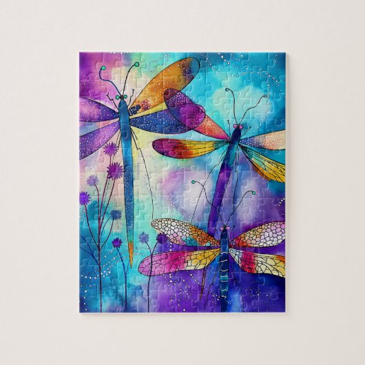 Dragonfly Garden Legpuzzel (Verticaal)