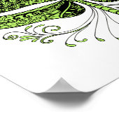 Dragonfly gedicht door Alfred Lord Tennyson Poster (Hoek)