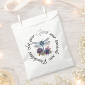 Dragonfly - geest van nieuwe mogelijkheden bedankzakje (Geknipt)