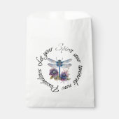 Dragonfly - geest van nieuwe mogelijkheden bedankzakje (Voorkant)