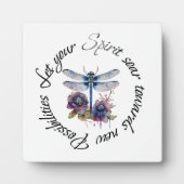 Dragonfly - geest van nieuwe mogelijkheden fotoplaat (Voorkant)