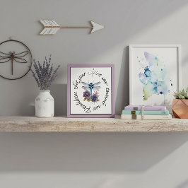 Dragonfly - geest van nieuwe mogelijkheden fotoplaat