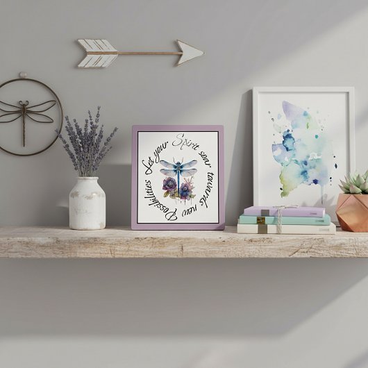 Dragonfly - geest van nieuwe mogelijkheden fotoplaat