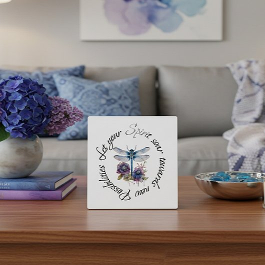 Dragonfly - geest van nieuwe mogelijkheden fotoplaat