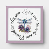 Dragonfly - geest van nieuwe mogelijkheden fotoplaat (Voorkant)