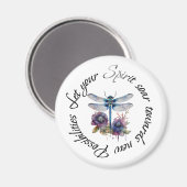 Dragonfly - geest van nieuwe mogelijkheden magneet (Voorkant / Achterkant)