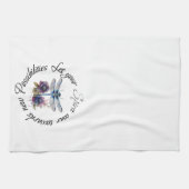 Dragonfly - geest van nieuwe mogelijkheden theedoek (Horizontaal)