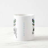 Dragonfly Geloof in jezelf bemoedigende woorden Koffiemok (Center)