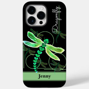 Dragonfly gepersonaliseerd (groen) Case-Mate iPhone 14 pro max hoesje