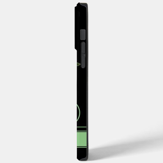 Dragonfly gepersonaliseerd (groen) Case-Mate iPhone case (Achterkant / Links)