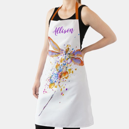 Dragonfly gepersonaliseerd Schort (Insitu)