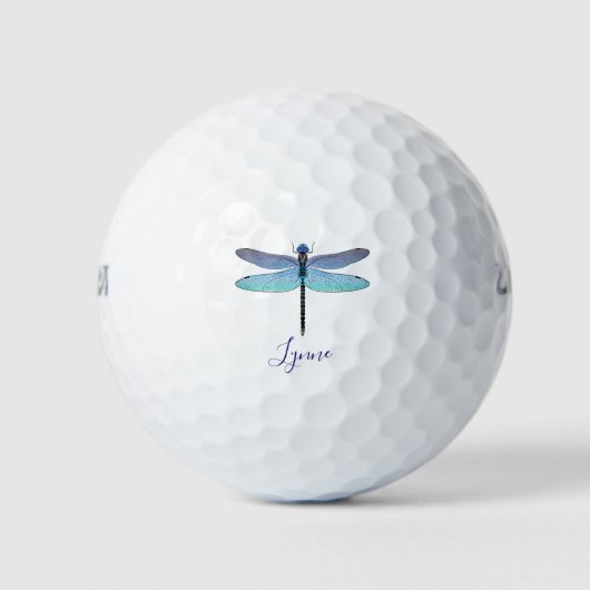 Dragonfly gepersonaliseerde golfballen (Voorkant)