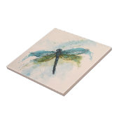 dragonfly-gesofisticeerde ontwerptegels tegeltje (Zijkant)