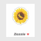 Dragonfly Gift for Women Mannen Swarm Nymph Sunflo Sticker (Vel)