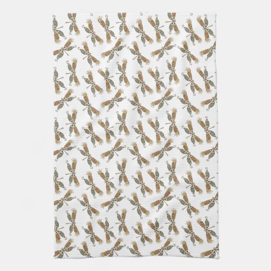 Dragonfly Gift Kitchen Towel Theedoek (Verticaal)