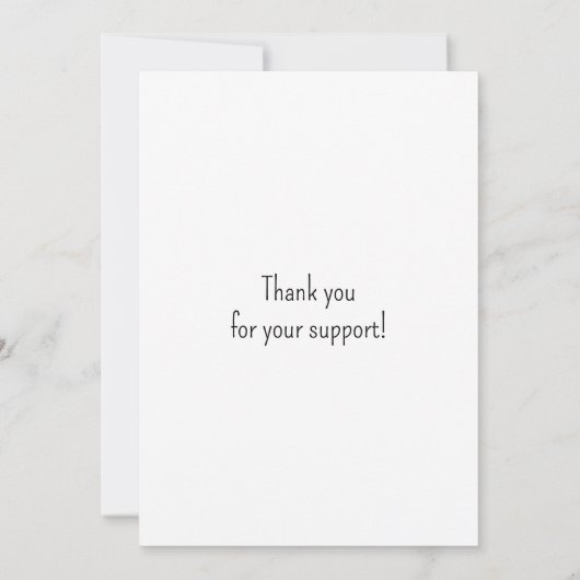 Dragonfly gift Let's Be Friends Old Senile funny Bedankkaart (Achterkant)