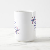 Dragonfly gift Let's Be Friends Old Senile funny Koffiemok (Center)